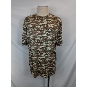 SOG Tactical Gear T-Shirt‎ Mens XL Digital Camo Brown Logo Tee Knives